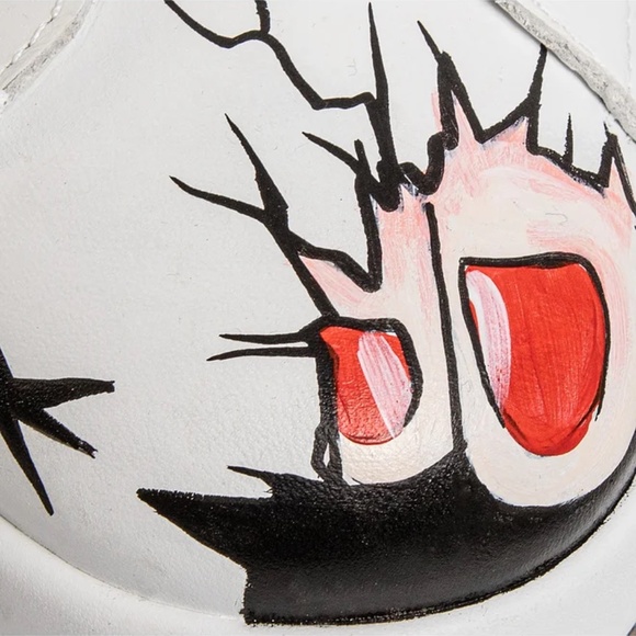 Maceoo SHOE CASUAL PAINTKING WHITE - size 40 - Picture 5 of 14